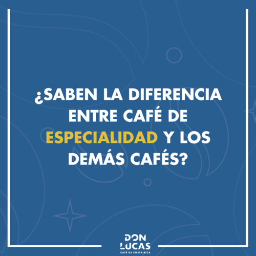 CAFÉ DE ESPECIALIDAD Y OTROS CAFÉS