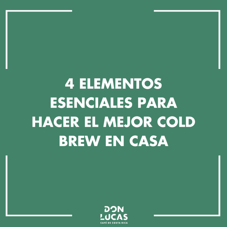 COLD BREW EN CASA