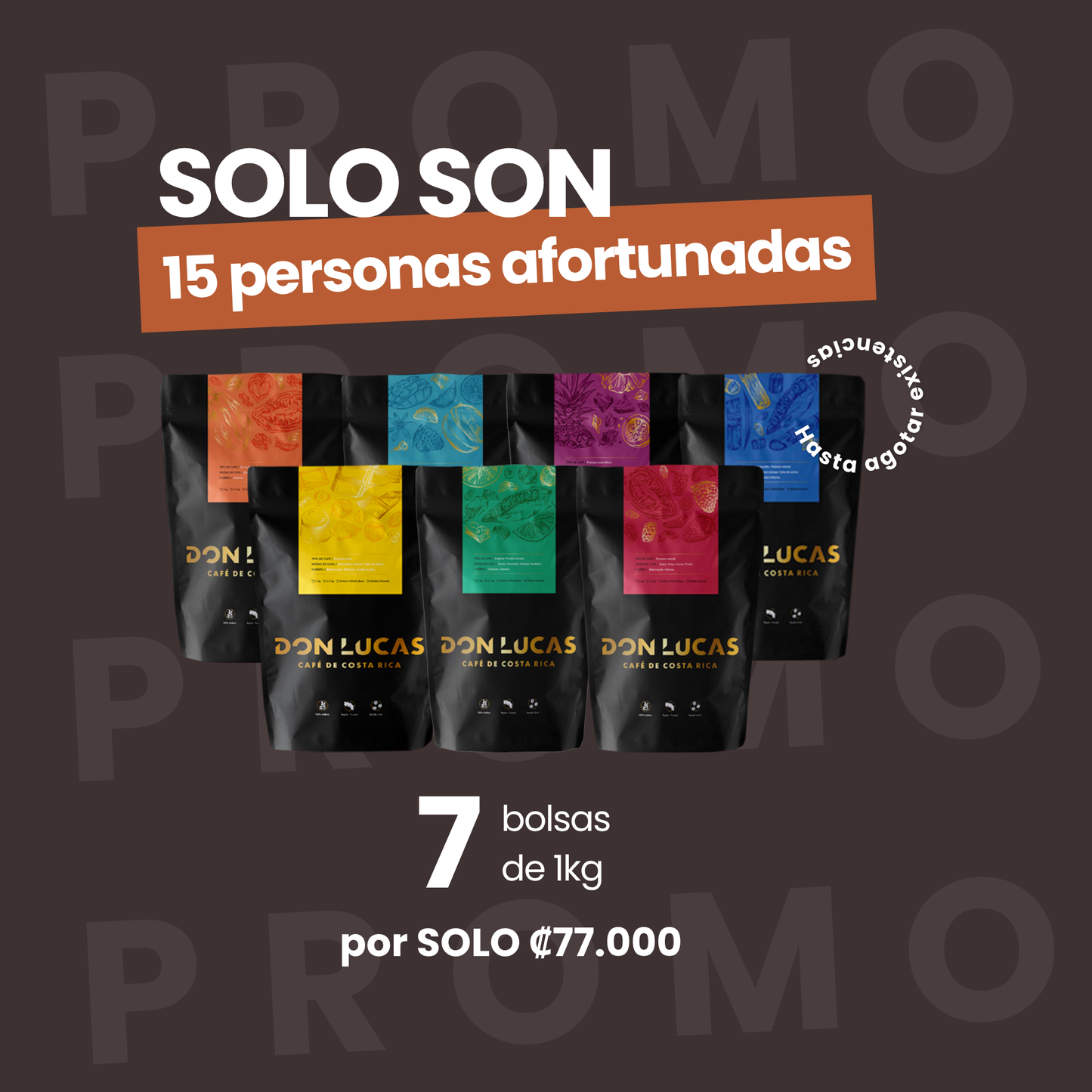 PROMO: 7kg CAFÉ POR 77,000 COLONES