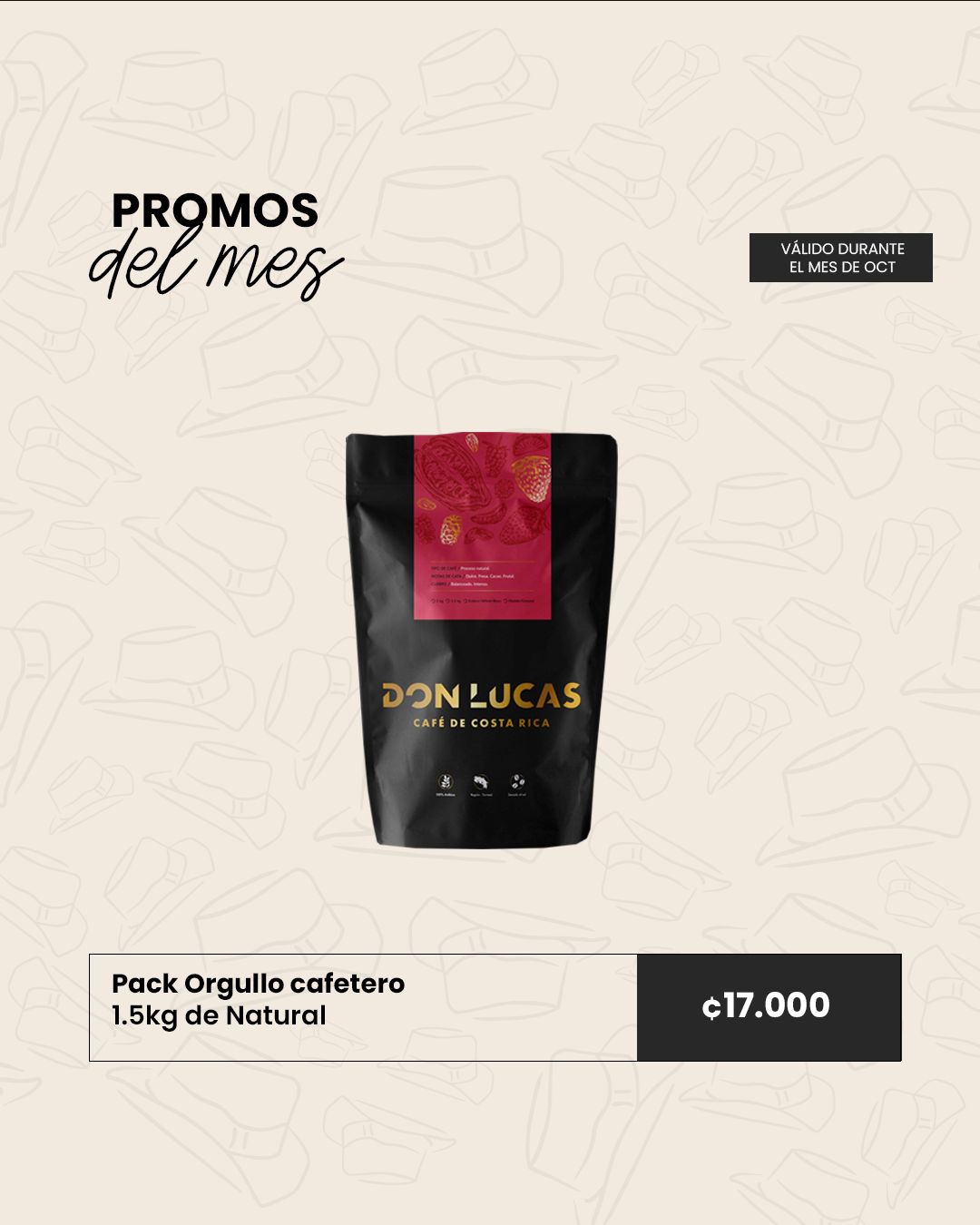 PROMO 3 OCTUBRE Orgullo Cafetero