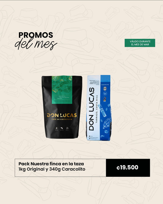 PROMO 3. MARZO- PACK NUESTRA FINCA EN LA TAZA